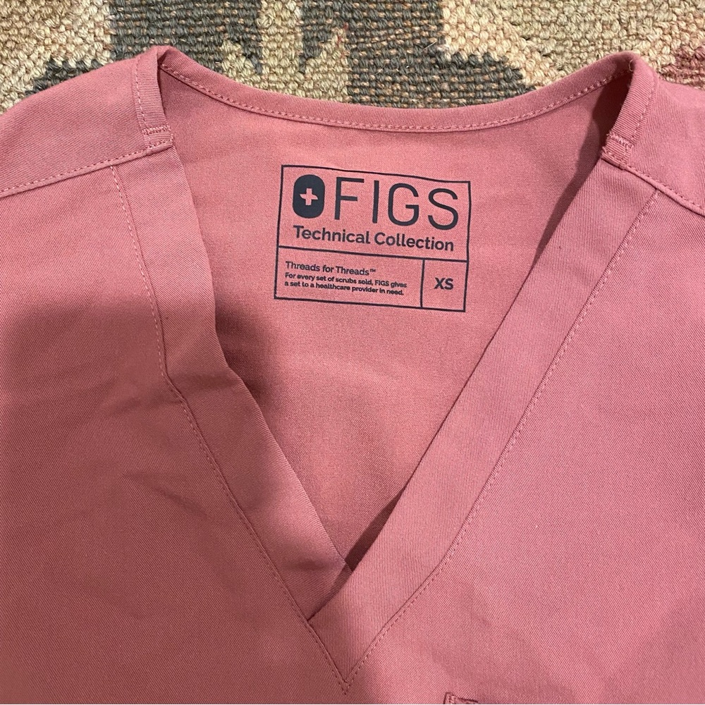 Figs Mauve Scrub Set Limited Color - image 5